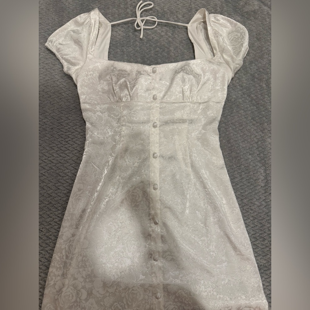 Princess Polly White Floral Lace Dress